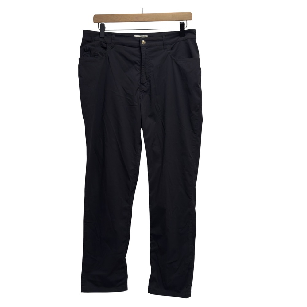 Anatomie Womens Sz 32 (28.5" Inseam) Black Straight Leg Travel Pants Stretch euc